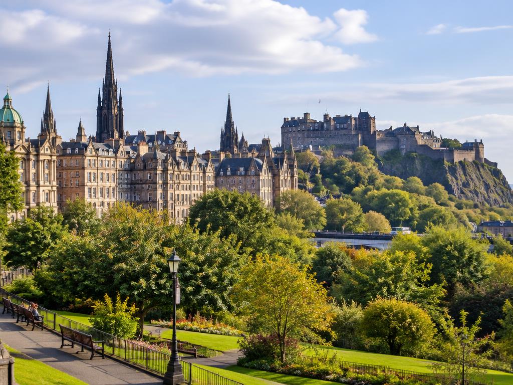 Edinburgh city landmarks and architecture