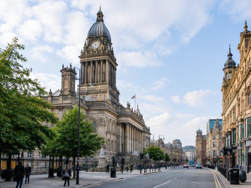 Leeds city landmarks and architecture